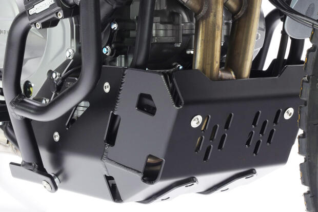 Motorschutz Unterfahrschutz für CF Moto 450 MT Bj.24 Schwarz matt