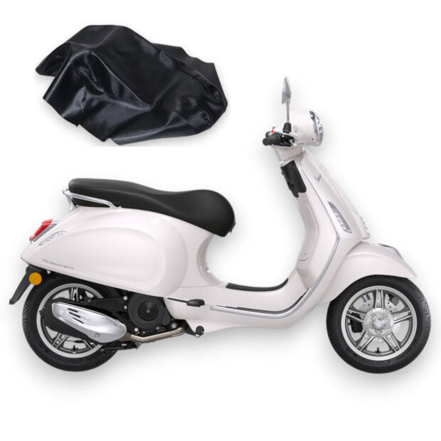 Seat Cover Carbon black for Vespa Primaver