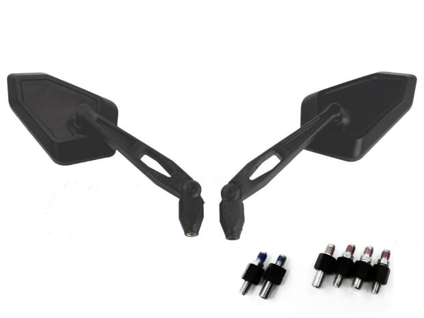 Spiegel Set Paar Spiegelset für Roller Motorrad Quad universal M8 M10 Gewinde