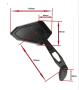 Spiegel Set Paar Spiegelset für Roller Motorrad Quad universal M8 M10 Gewinde
