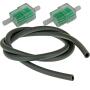 Benzinfilter & Schlauch 6-7mm für Zündapp Hercules Kreidler 2-er Set