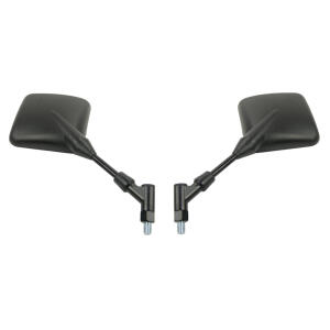 Spiegel Set Rechts für Suzuki RV 125 Van Van DR 650 Schwarz