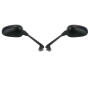 Mirror Set for Yamaha YZF-R 125 08-16 Black E-approved