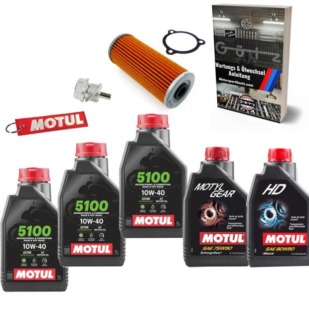 Ölwechsel Kit + Differential für TGB Blade 1000 ATV Motul 10W-40