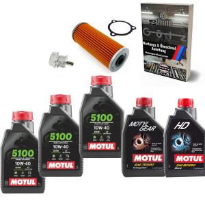 Ölwechsel Kit + Differential für TGB Blade 1000 ATV Motul 10W-40