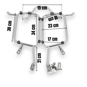 Topcase & Kofferträgerträger Set für Kawasaki Versys VS 650 Gepäckhalterung