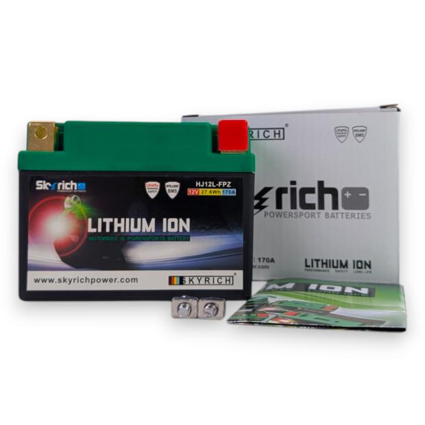Batterie für Honda CBR 1000 RR Fireblade CRF250/450 HJ12L-FPZ Ultraleichte Skyrich Lithium-Ionen 12V 170A