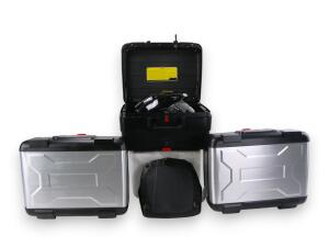 Luggage System 3-Piece with Side Carriers for BMW R1200/R1250 GS Complete Set