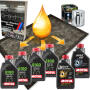 Öl Wechsel Kit Synthetic für Harley Davidson & Buell Bj.90-22 Motul 15W50 & Ölmatte