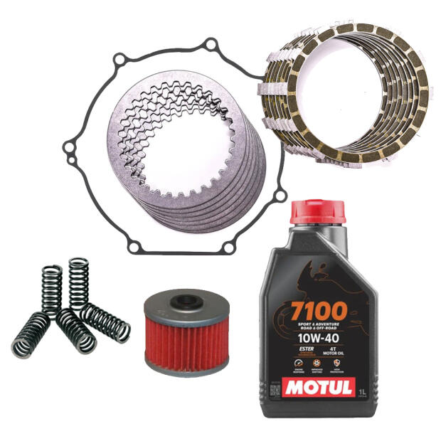 Kupplung für Kawasaki KX 450 F Kupplungskit + Öl + Ölfilter + Dichtung