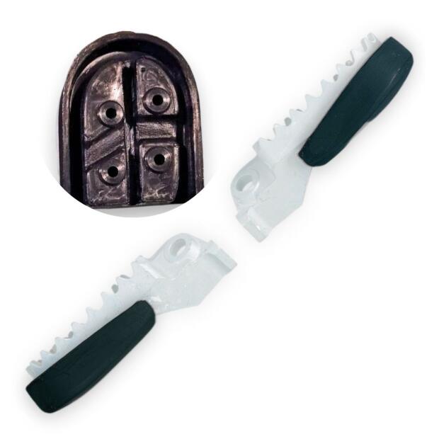 Footpeg Scratch Protectors for Yamaha MX & Supermoto black UFO