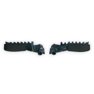 Footpeg Scratch Protectors for Yamaha MX & Supermoto black UFO