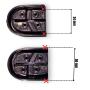 Footpeg Scratch Protectors for Yamaha MX & Supermoto black UFO