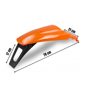 Kotflügelset hinten mit Licht für KTM LC4 640 & SMC 660 Orange UFO