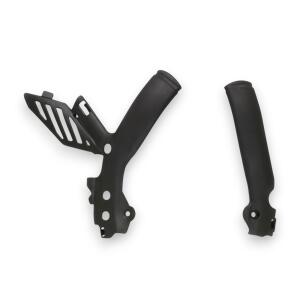 Rahmenschutz schwarz für KTM SX & EXC 125-500 (2007-11) UFO Seitenprotektor