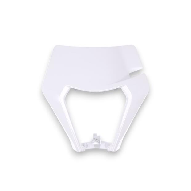 Lampenmaske für KTM EXC & XC & EXC-F & XCF UFO Weiß (2020-2023)