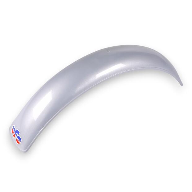 Kotflügel hinten Silber lang für Vintage Enduro /1960-79/ UFO Kunststoff