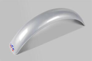 Kotflügel hinten Silber lang für Vintage Enduro /1960-79/ UFO Kunststoff