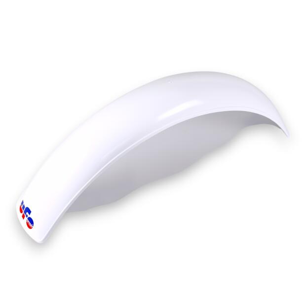 Kotflügel hinten Weiß lang für Vintage Enduro /1960-74/ UFO Kunststoff