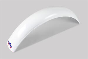 Kotflügel hinten Weiß lang für Vintage Enduro /1960-74/ UFO Kunststoff