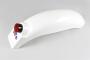 Rear fender white with round taillight for retro offroad Bikes 1975–1989
