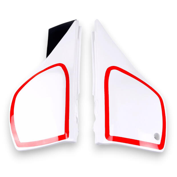 Seitenverkleidungen Seitendeckel für Yamaha TT600 1984-92 weiß