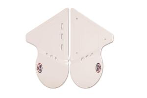 Side Panels white for Fantic Caballerot 50/75 (1979-81) UFO whit number plate