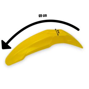 Schutzblech schwarz für Supermoto vorne Universal UFO Kotflügel