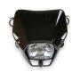 Lampenmaske mit Scheinwerfer  für Enduro Universal UFO Firefly Schwarz