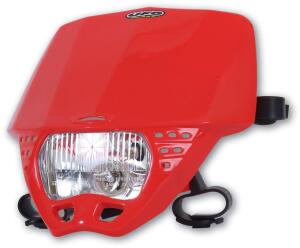 Lampenmaske mit Scheinwerfer UFO  für Enduro...