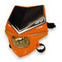 Lampenmaske mit Scheinwerfer für Enduro Verkleidung Universal Orange
