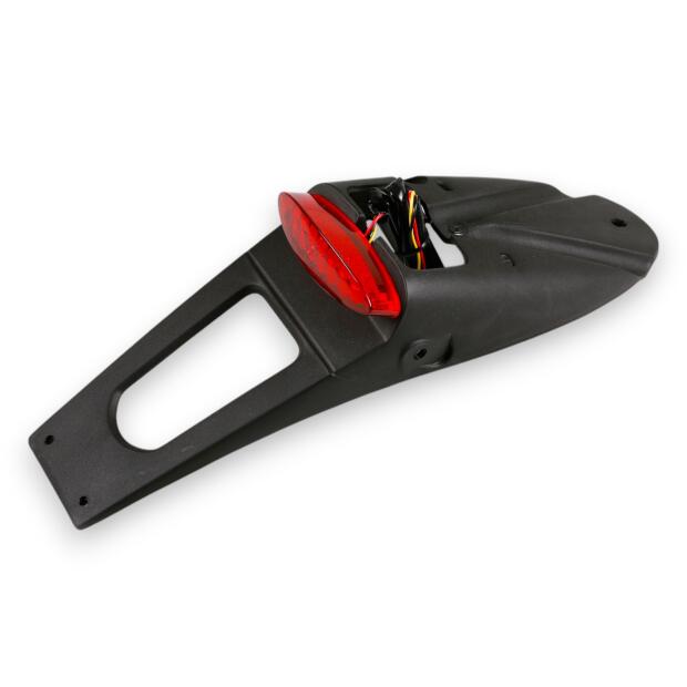 Kotflügel mit Rücklicht für Kawasaki KLX 450 Rot (2007-23)