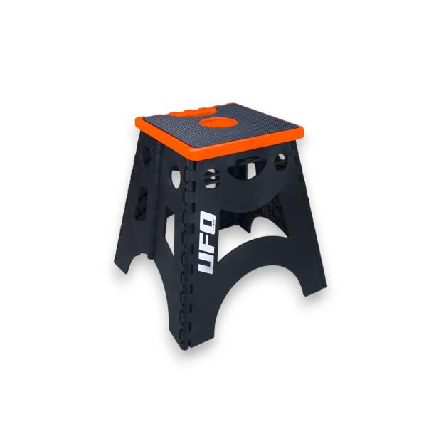 Motorradständer UFO klappbar Orange rutschfest bis zu 200 Kg für Enduro