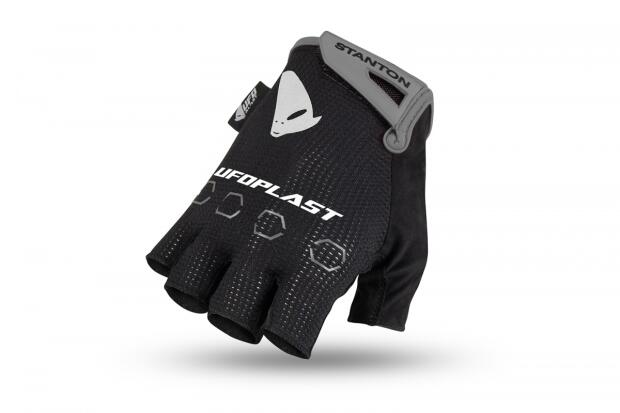 UFO Handschuhe elastisch belüftet für MX & Enduro Grau-Schwarz XL,