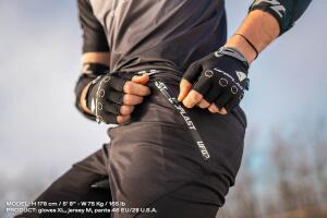 UFO Handschuhe elastisch belüftet für MX & Enduro Grau-Schwarz XL,