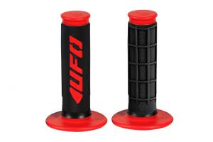 UFO Hand Grips for off-road motorcycle dual texture red...