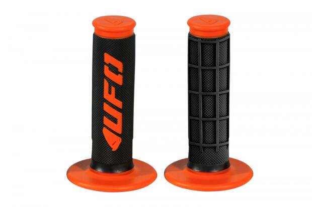 UFO Griffgummi genoppt für MX & Enduro Orange Universal 22 & 24mm