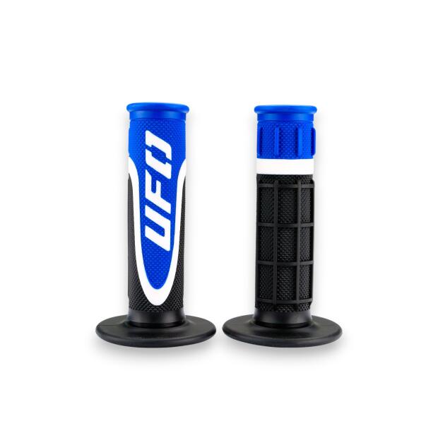 UFO Griffgummi 3 Struktur für MX & Enduro Blau Universal 22 & 24mm