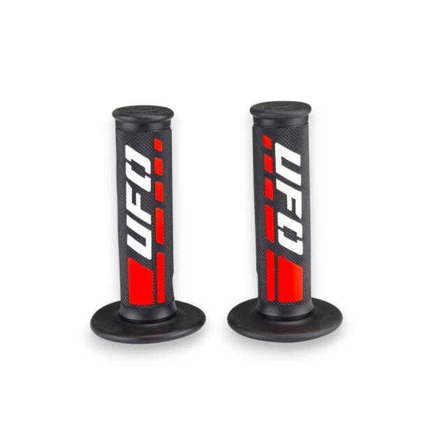 UFO Griffgummi rutschfest für MX & Enduro Rot Universal 22 & 24mm