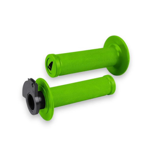 Lenkergriffe Handgriffe Grün mit Lock-On für MX & Enduro UFO