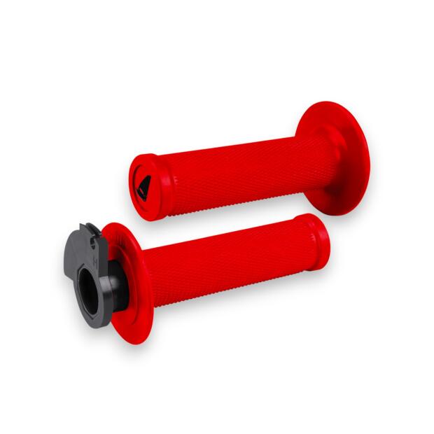 Lenkergriffe Handgriffe Rot mit Lock-On für MX & Enduro UFO