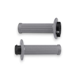 Lenkergriffe Handgriffe Grau mit Lock-On für MX & Enduro UFO