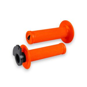 Lenkergriffe Handgriffe Orange mit Lock-On für MX...