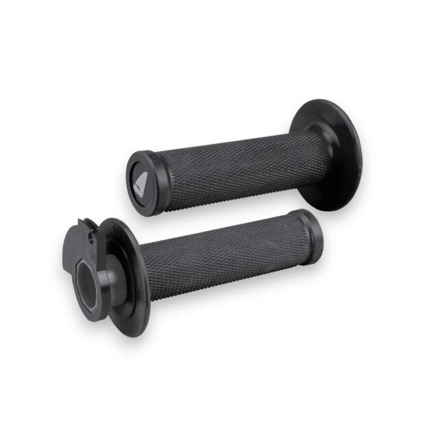 UFO Lock-On Handlebar Grips black for MX & Enduro