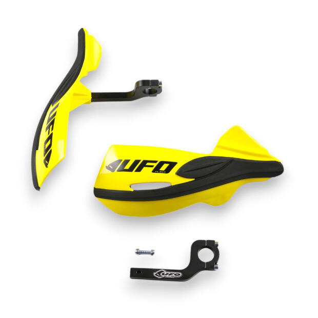 Handprotektoren Gelb Modern für Motocross Handschützer UFO Universal
