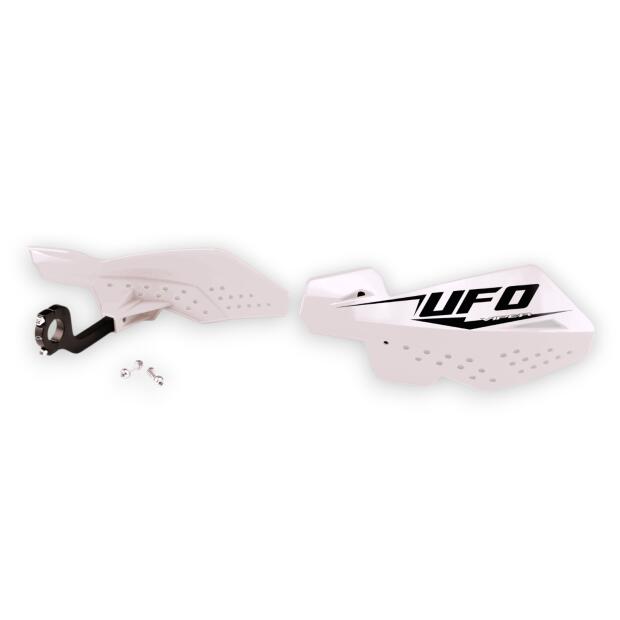 UFO Handguards white Modern for Offroad universal viper handprotection