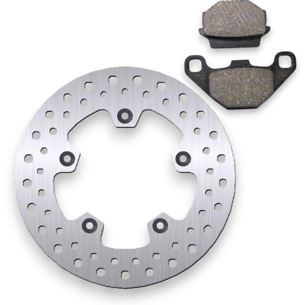 Bremsscheibe & Sinter Belag für Sachs ZZ125 & ZX125 / 50 bis Bj.06 hinten 2-Takt