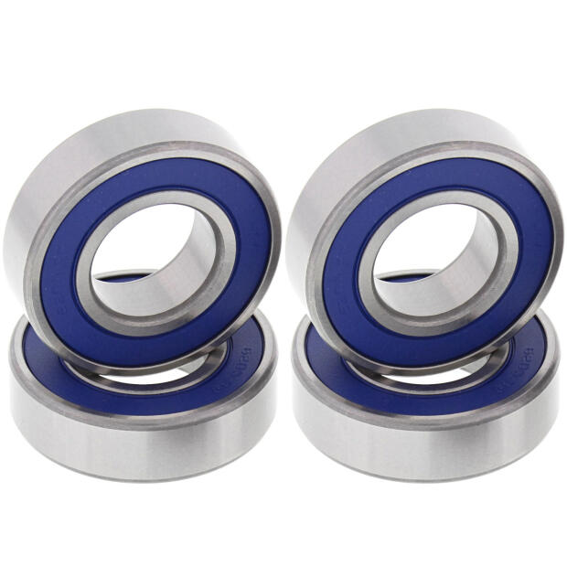 Wheel Bearings 4-Piece Set for Sachs ZZ125 & ZX125 / 50 up to 2006 2-Stroke Front & Rear
