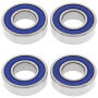 Wheel Bearings 4-Piece Set for Sachs ZZ125 & ZX125 / 50 up to 2006 2-Stroke Front & Rear