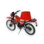 Sitzbezug für Yamaha DT 50 MX / DT 80 MX rot Kunstleder